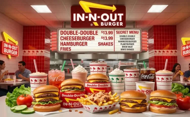 In-N-Out Burger Menu
